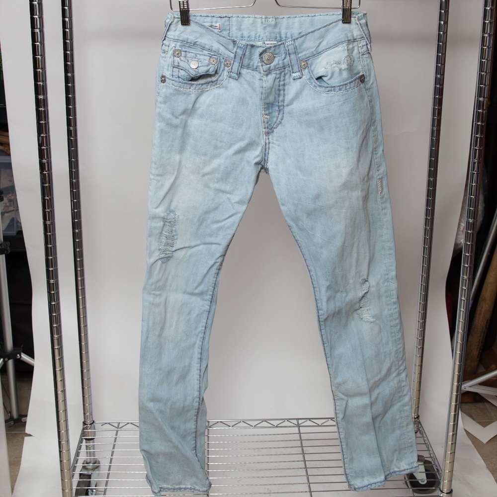True Religion Ricky Relaxed Straight Jeans Size 30